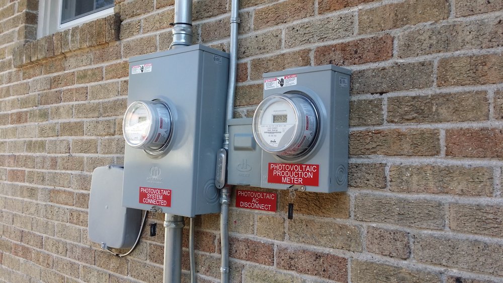 Service meter installation by Vanguard Electric
